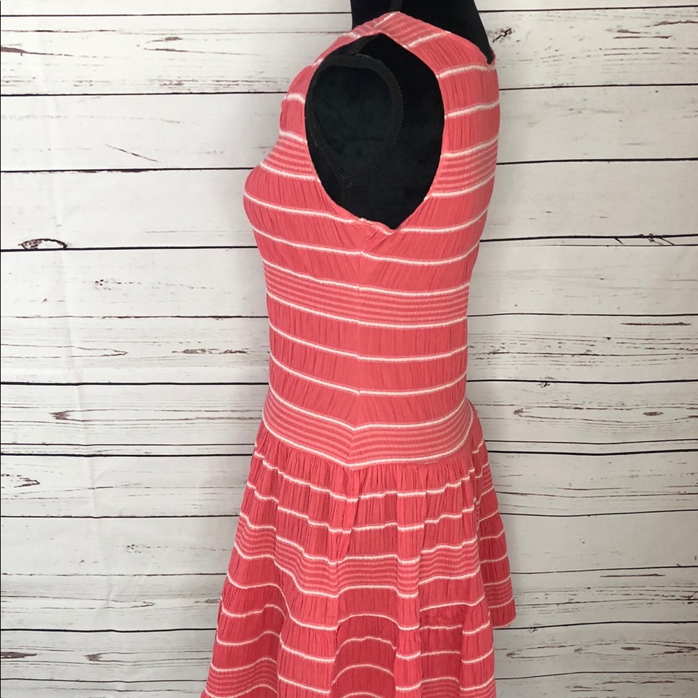 Max Edition Coral Striped Sun Dress size S - Picture 4 of 8